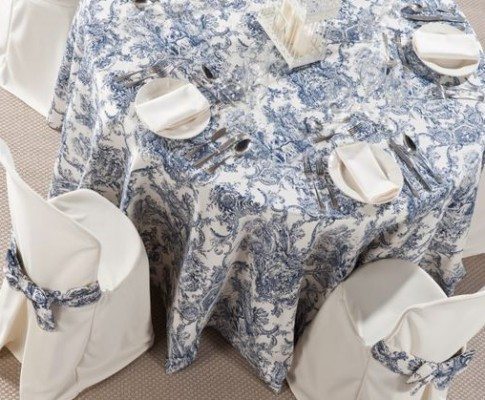 Los tejidos más adecuados en las mantelerías de las bodas de verano